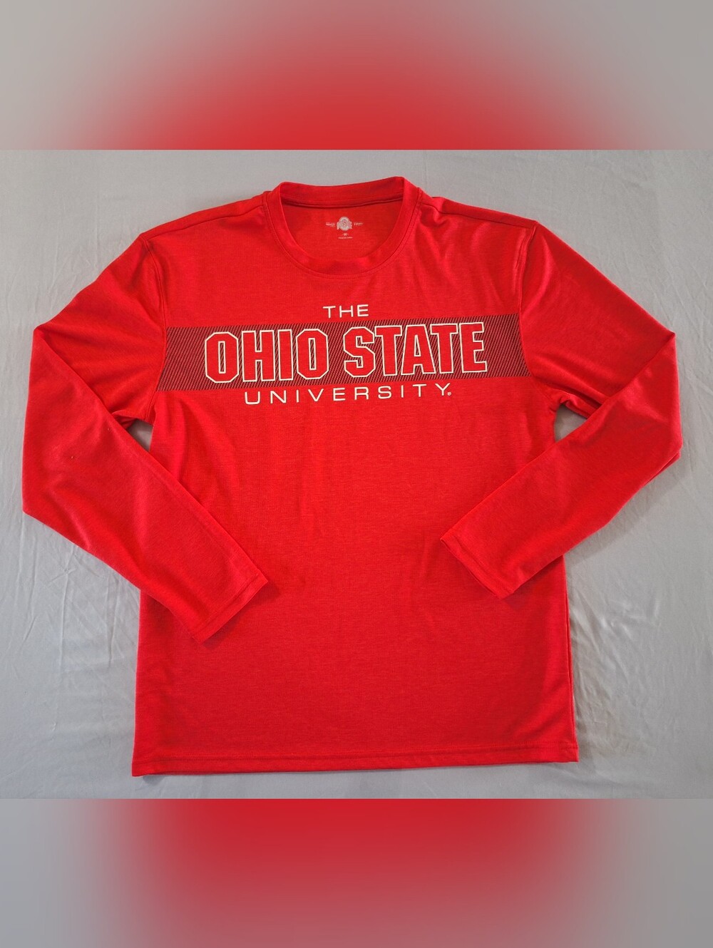 Ohio State University Men’s Red Long-Sleeve Tee